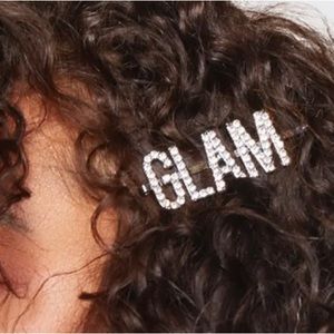 /Kit.sch/ X Justine Marian Glam Silver Rhinestone Bobby Pin Retail $2…